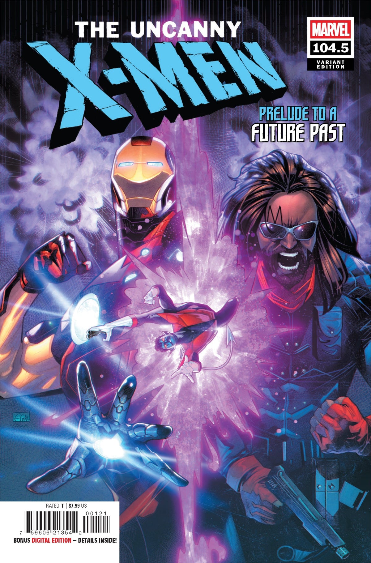 Marvel Comic Books X-MEN BY CHRIS CLAREMONT: PRELUDE TO A FUTURE PAST #1 EDWIN GALMON VARIANT 75960621354200121 PRH-75960621354200121