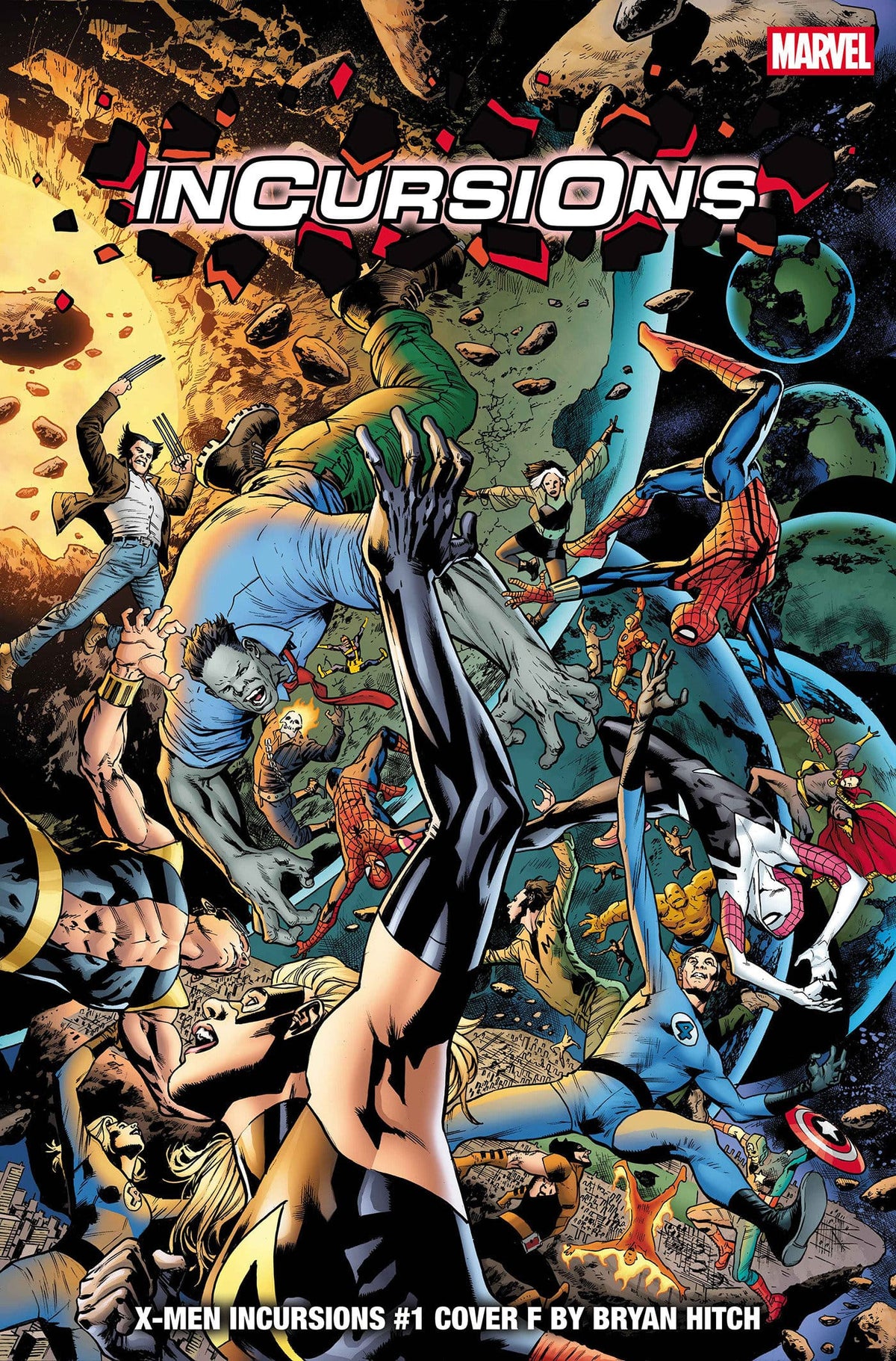 Marvel Comic Books X-MEN: INCURSIONS #1 COVER F BRYAN HITCH INCURSIONS VARIANT (Release Date: 11/18/2026) 75960621765600141 PRH-75960621765600141