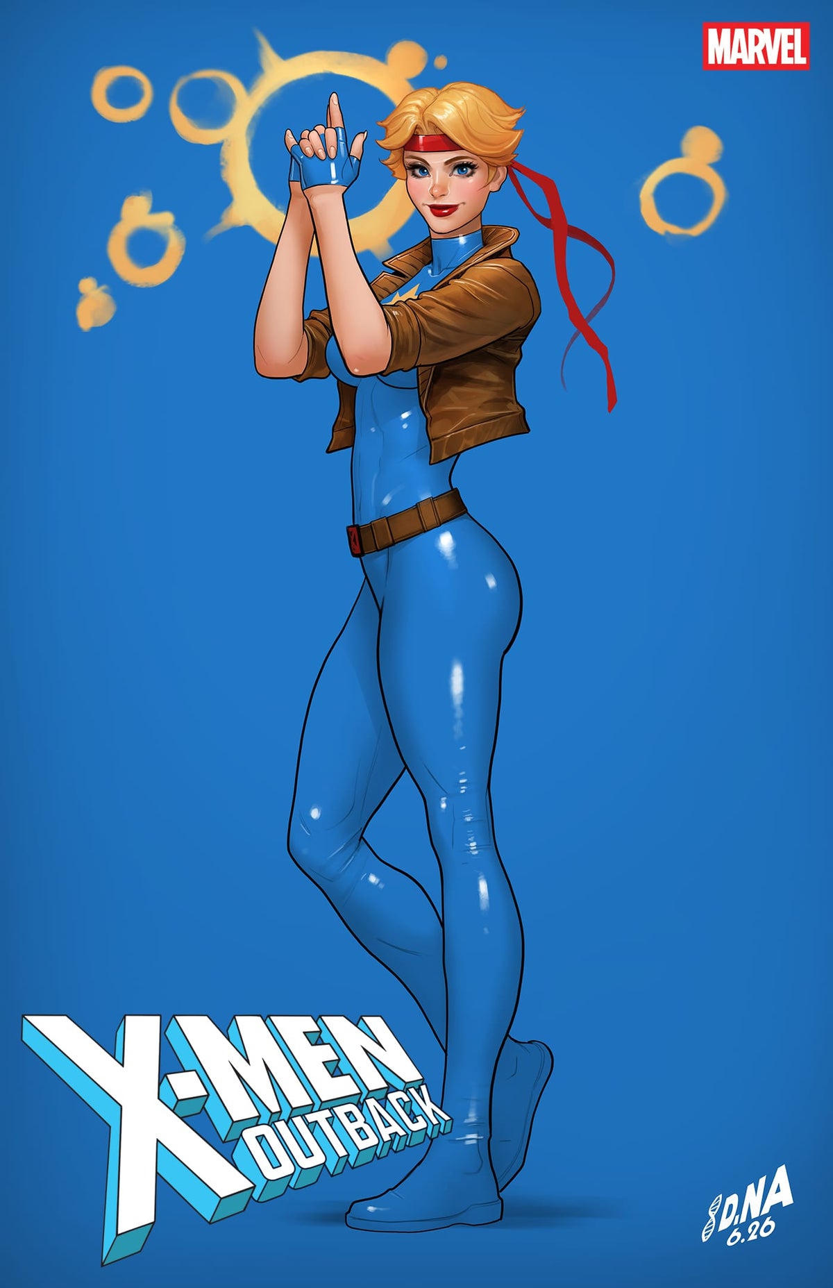 Marvel Comic Books X-MEN: OUTBACK #2 DAVID NAKAYAMA COLOR BLOCK BLUE VARIANT 75960621530000221 PRH-75960621530000221