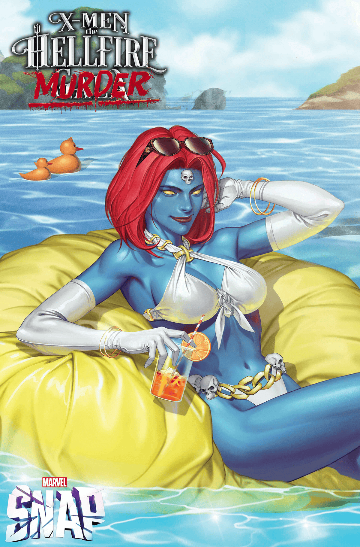 Marvel Comic Books X-MEN: THE HELLFIRE MURDER #1 INHYUK LEE MARVEL SNAP SWIMSUIT VARIANT 75960621580500151 PRH-75960621580500151