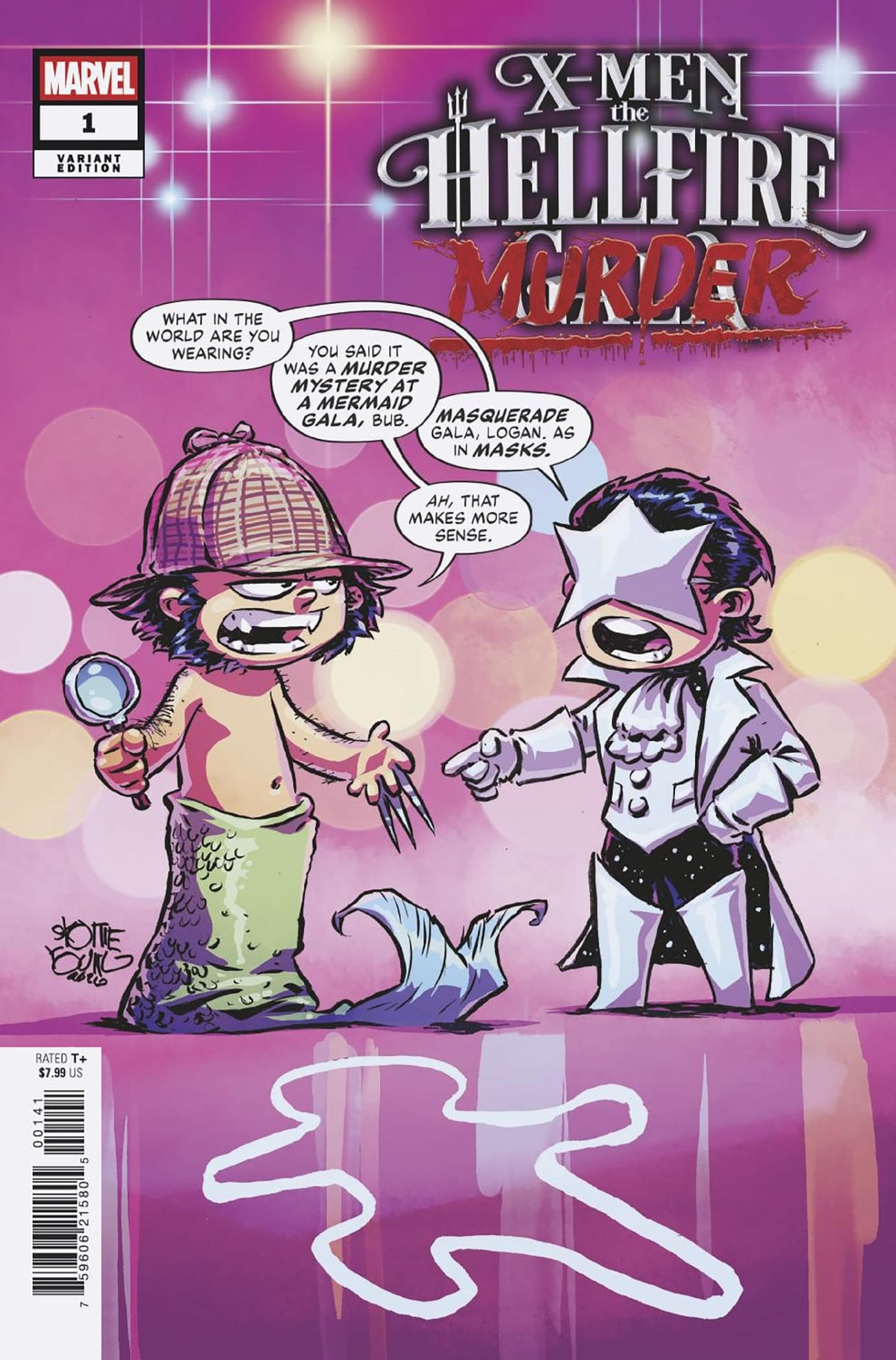 Marvel Comic Books X-MEN: THE HELLFIRE MURDER #1 SKOTTIE YOUNG VARIANT 75960621580500141 PRH-75960621580500141