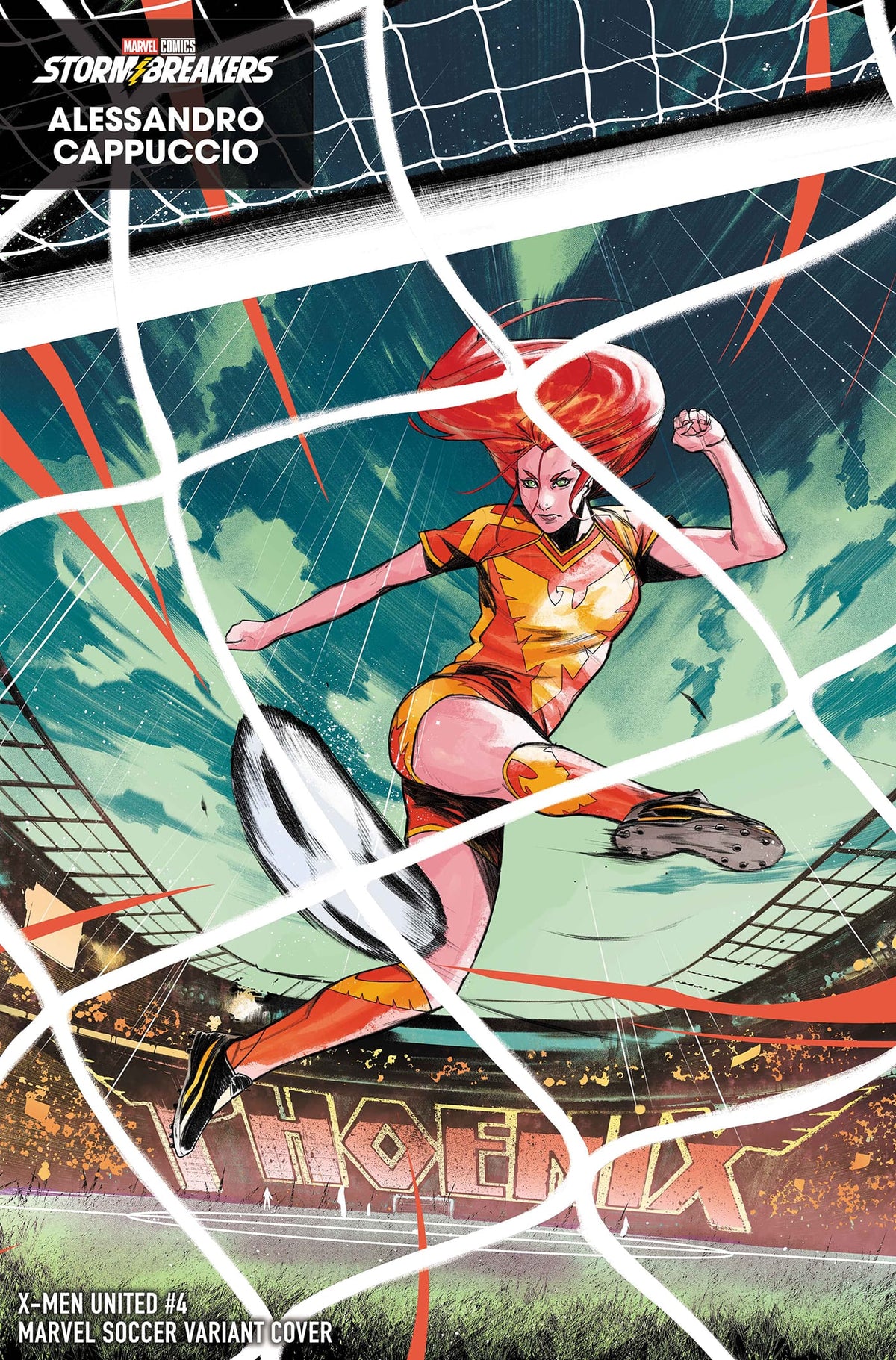 Marvel Comic Books X-MEN UNITED #4 ALESSANDRO CAPPUCCIO MARVEL SOCCER VARIANT 75960621443300451 PRH-75960621443300451