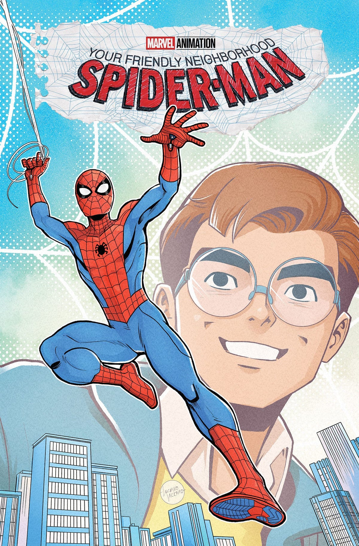 Marvel Comic Books YOUR FRIENDLY NEIGHBORHOOD SPIDER-MAN #1 COVER B LUCIANO VECCHIO VARIANT (Release Date: 12/09/2026) 75960621611600121 PRH-75960621611600121