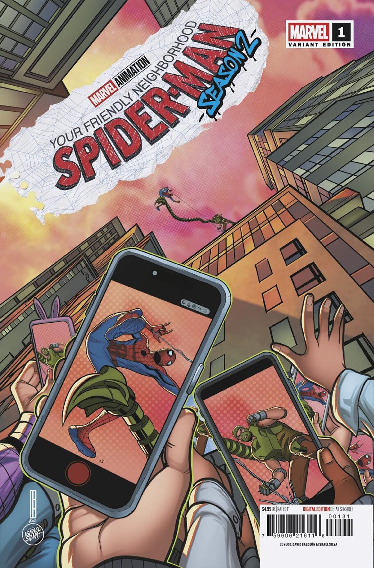 Marvel Comic Books YOUR FRIENDLY NEIGHBORHOOD SPIDER-MAN #1 COVER D DAVID BALDEON VARIANT (Release Date: 12/09/2026) 75960621611600131 PRH-75960621611600131
