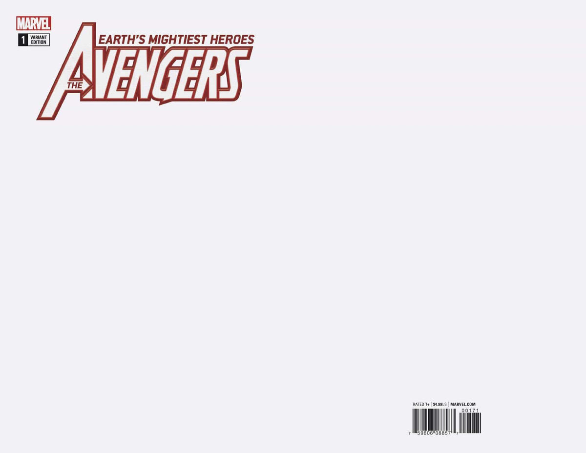 MARVEL COMICS Comic Books AVENGERS #1 BLANK VAR