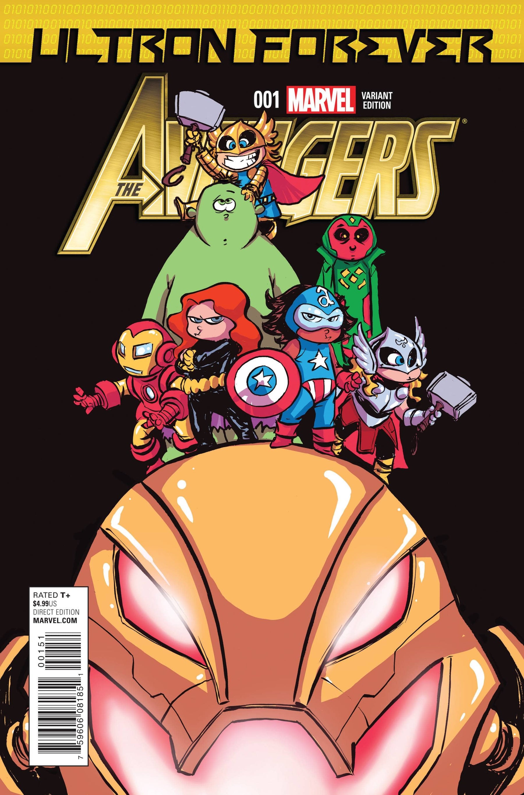 AVENGERS ULTRON FOREVER #1 YOUNG VAR