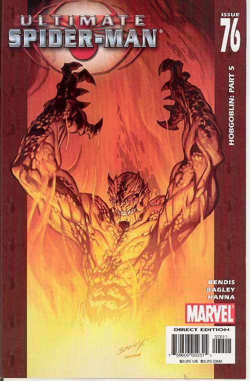 MARVEL COMICS Comic Books > Back Issues ULTIMATE SPIDER-MAN #76 75960605031407611