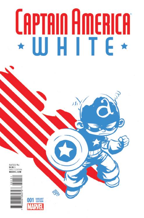 CAPTAIN AMERICA WHITE #1 (OF 5) YOUNG VAR