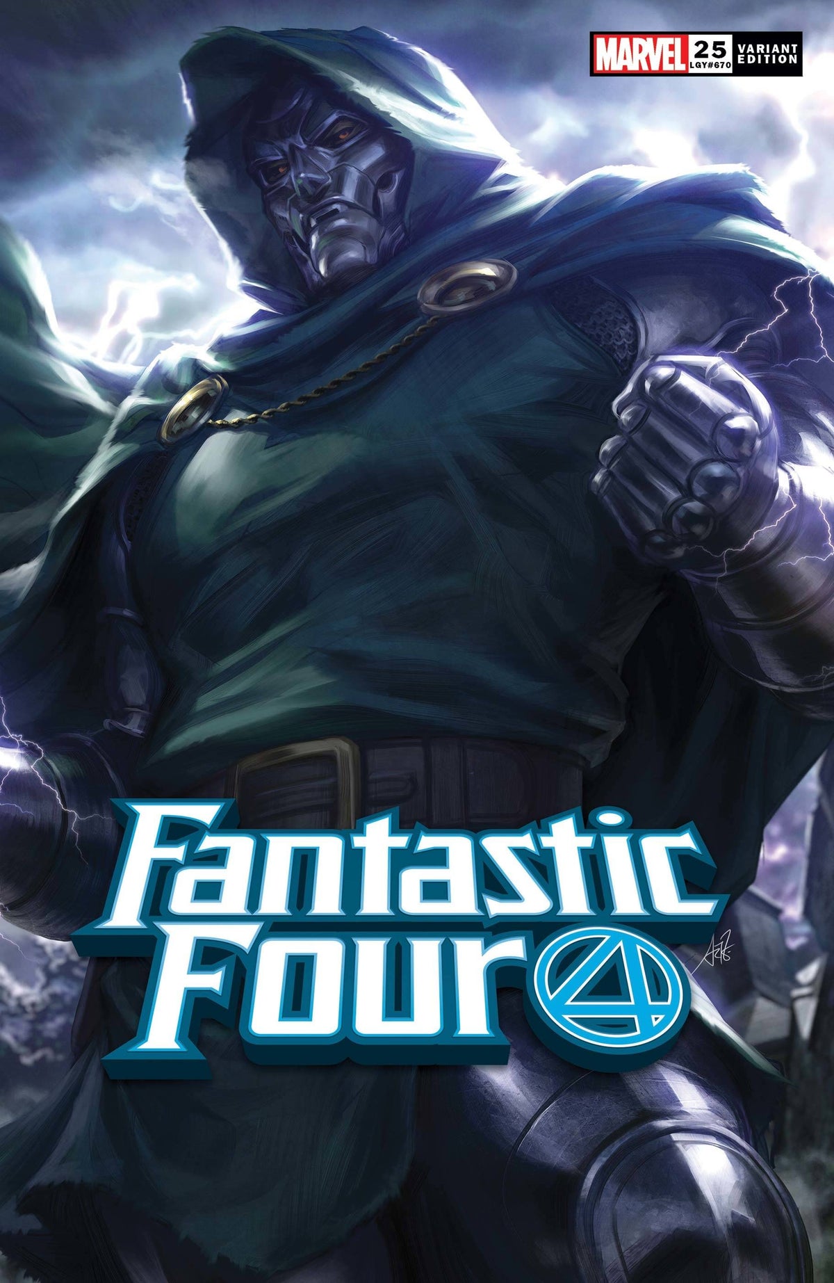 MARVEL COMICS Comic Books FANTASTIC FOUR #25 ARTGERM VAR 75960609036502551