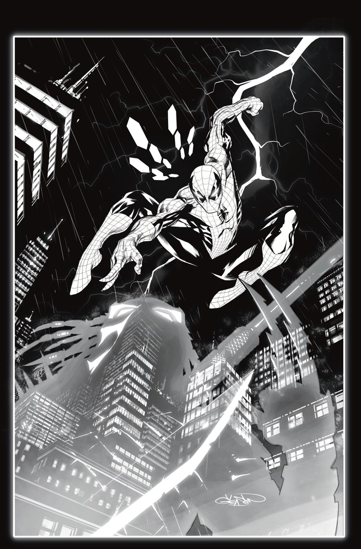 MARVEL COMICS Comic Books > Incentives PREDATOR VS. SPIDER-MAN #3 PATRICK GLEASON 1:25 INCV VIRGIN 2ND PRINTING VARIANT 75960621119700318 PRH-75960621119700318