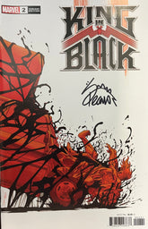 MARVEL COMICS Comic Books KING IN BLACK #2 (OF 5) SHALVEY SPOILER VAR [SIGNED BY RYAN STEGMAN] 75960609863700241-SIGNED