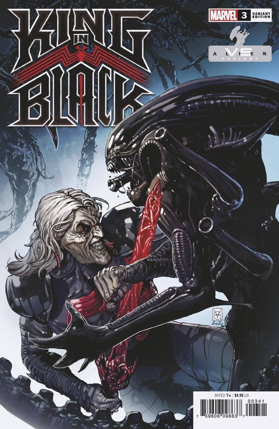 MARVEL COMICS Comic Books KING IN BLACK #3 (OF 5) GIANGIORDANO MARVEL VS ALIEN VAR 75960609863700341