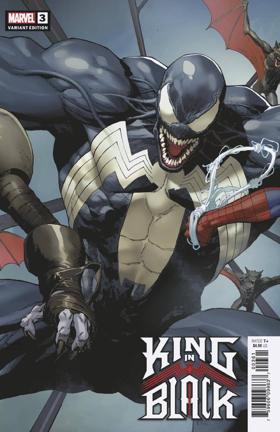 MARVEL COMICS Comic Books KING IN BLACK #3 (OF 5) YU CONNECTING VAR 75960609863700361