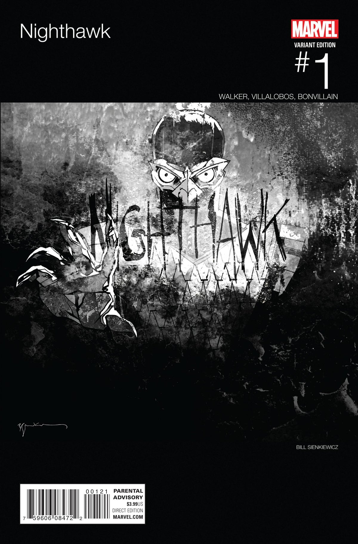 NIGHTHAWK #1 SIENKIEWICZ HIP HOP VAR