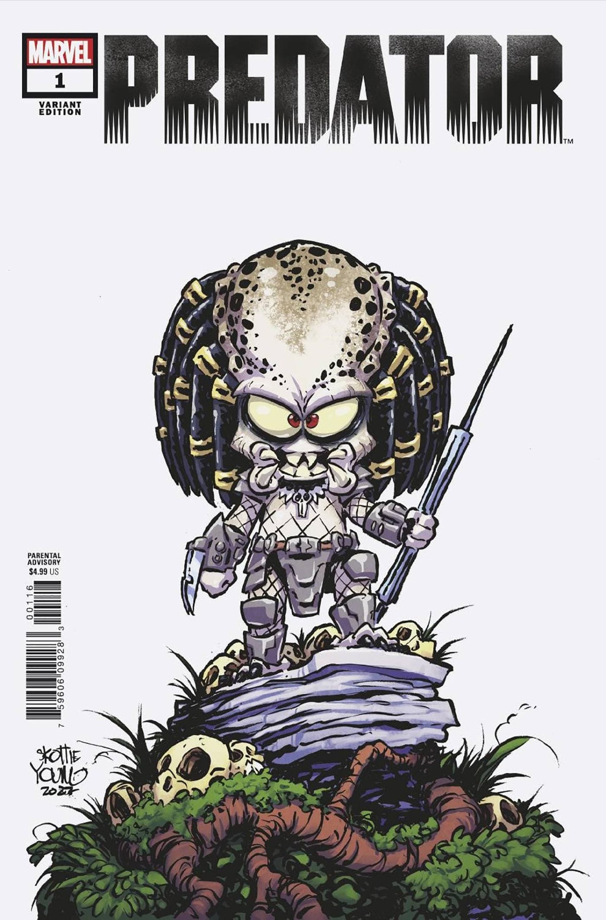 MARVEL COMICS Comic Books PREDATOR #1 YOUNG VAR 75960609928300116