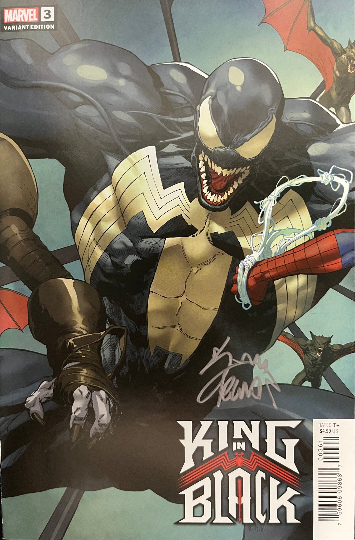 MARVEL COMICS Comic Books > Signed KING IN BLACK #3 (OF 5) YU CONNECTING VAR [SIGNED BY RYAN STEGMAN] 75960609863700361-SIGNED