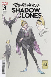 MARVEL COMICS Comic Books SPIDER-GWEN SHADOW CLONES #3 (OF 5) 1:10 INCV MOMOKO DESI VAR 75960620536300316