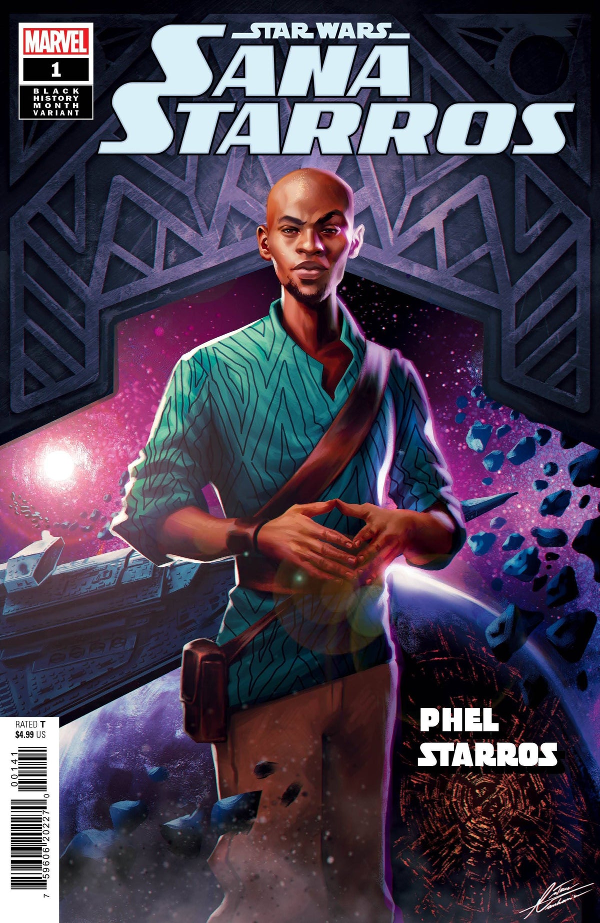 MARVEL COMICS Comic Books STAR WARS SANA STARROS #1 MANHANINI BLACK HISTORY MONTH 75960620227000141