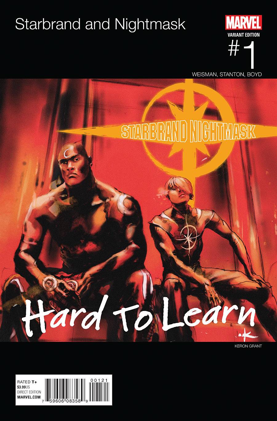 MARVEL COMICS Comic Books STARBRAND AND NIGHTMASK #1 GRANT HIP HOP VAR 75960608358900121