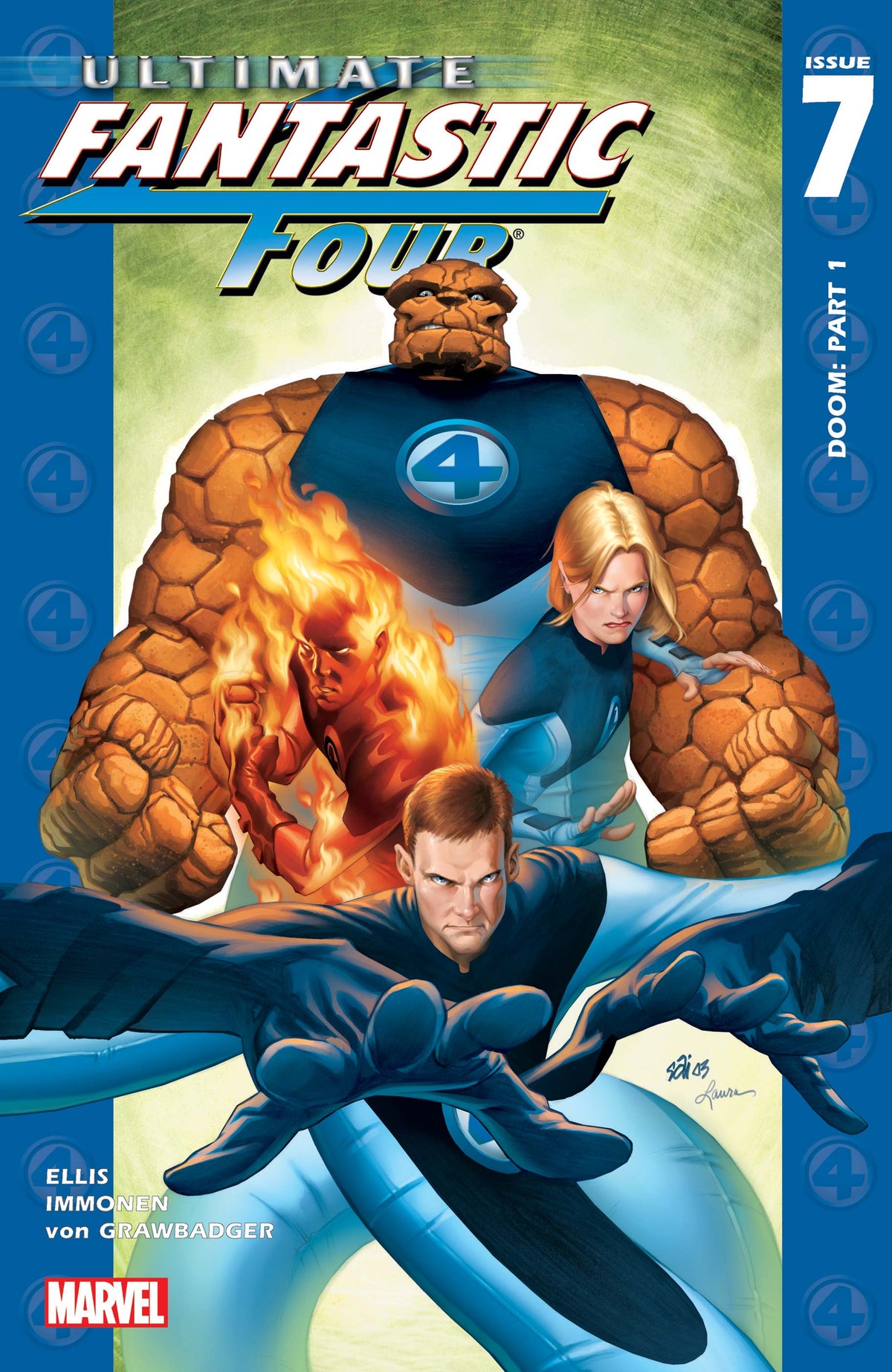 MARVEL COMICS Comic Books ULTIMATE FANTASTIC FOUR #7 75960605499200711