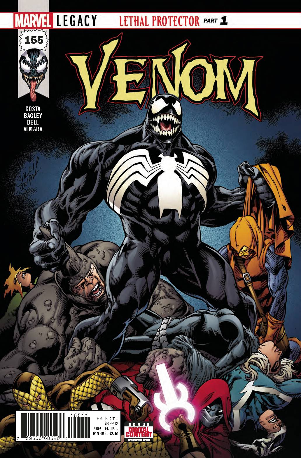 MARVEL COMICS Comic Books VENOM #155 LEG 75960608626915511