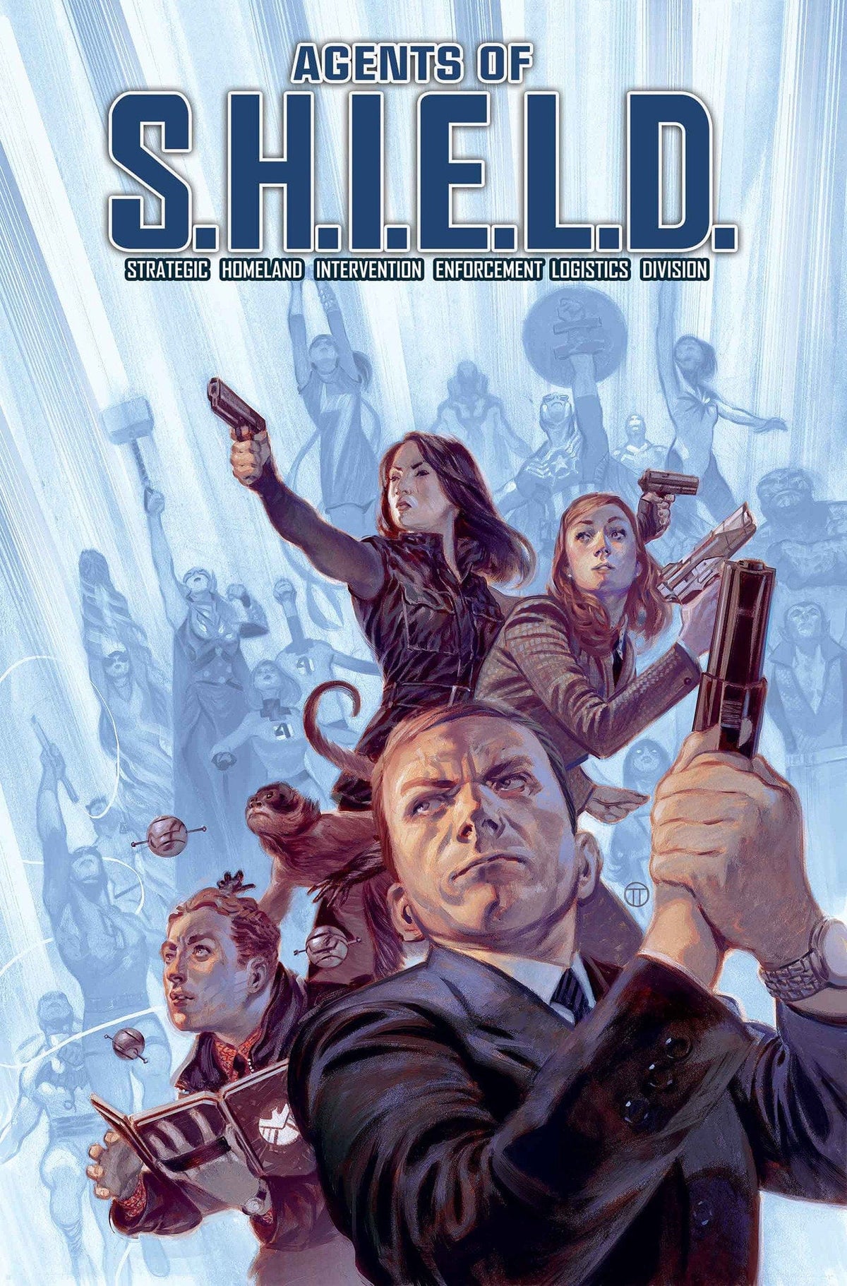 Marvel Graphic Novel Agents Of S.H.I.E.L.D. Omnibus Julian Totino Tedesco Cover 9781302966591 PRH-9781302966591