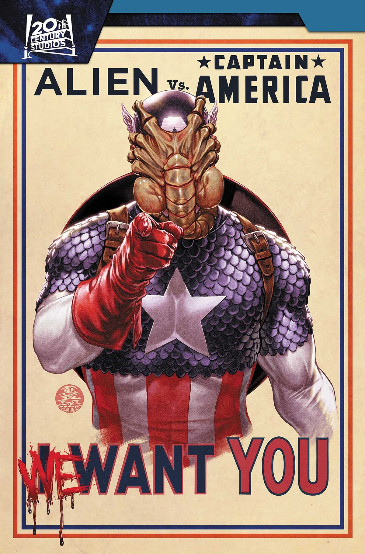Marvel Graphic Novel Alien vs. Captain America 9781302967369 PRH-9781302967369