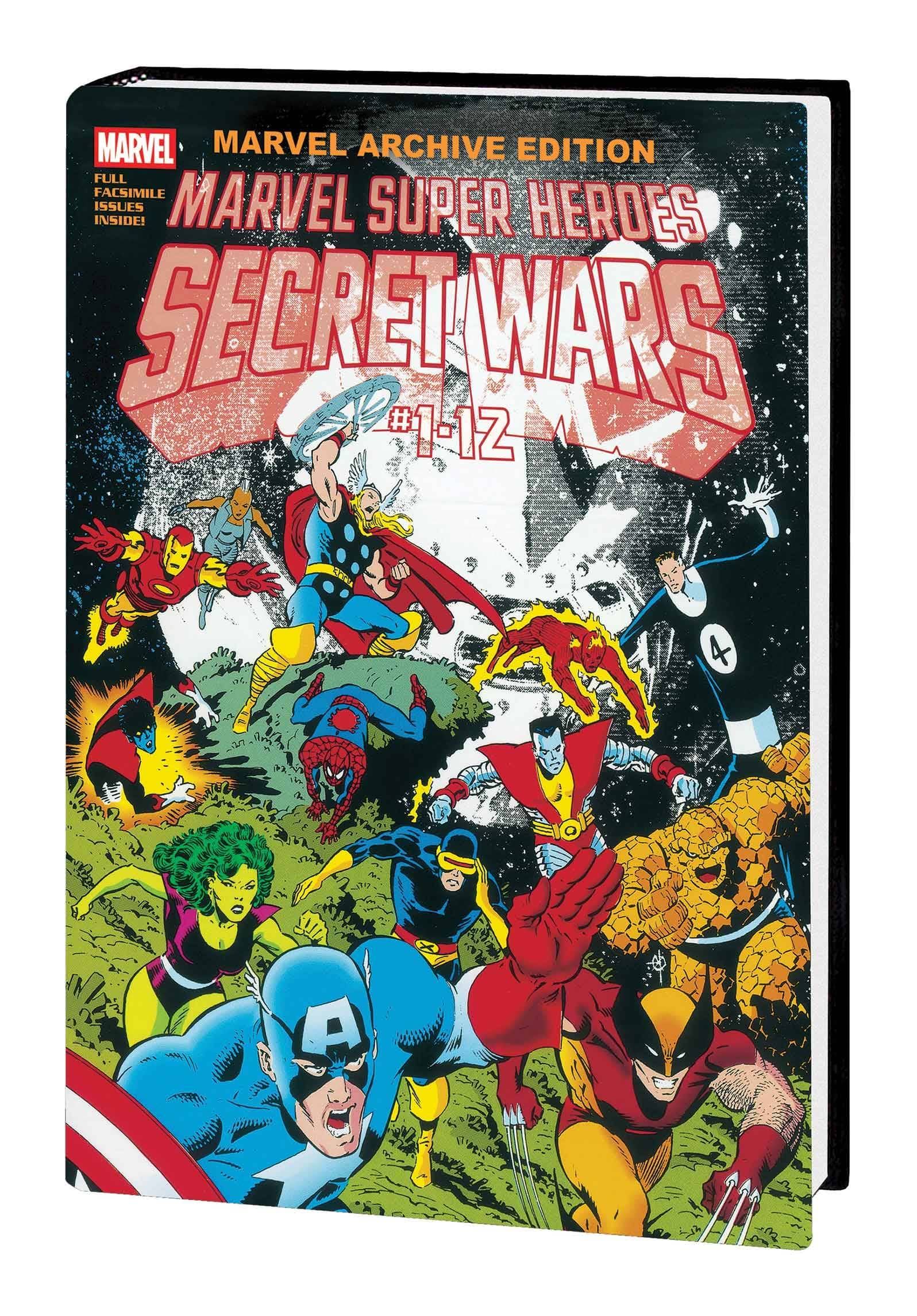 Marvel Graphic Novel ARCHIVE ED MSH SECRET WARS GALLERY EDITION HC COLLECT DM VAR 9781302965341 MAR250605