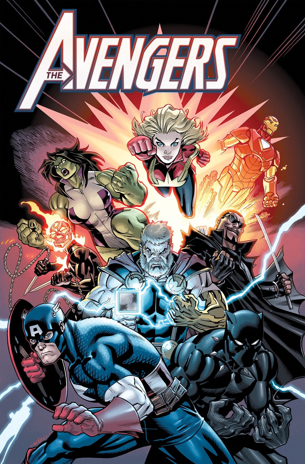 Marvel Graphic Novel Avengers By Jason Aaron Omnibus Vol. 1 Sara Pichelli Cover [DM Only] HC (Release Date: 03/23/2027) 9781302970901 PRH-9781302970901