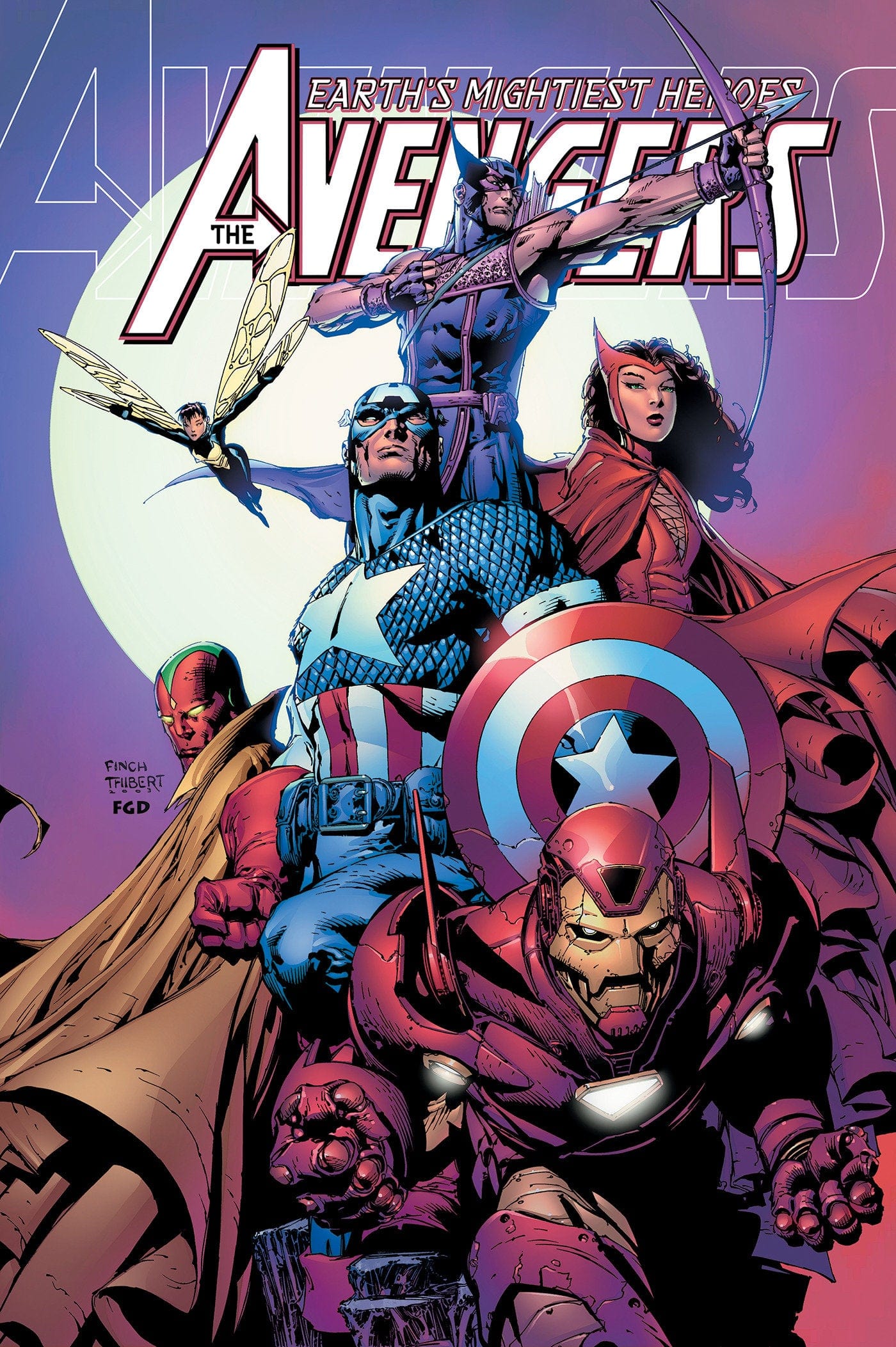 Marvel Graphic Novel Avengers By Johns & Coipel Omnibus David Finch Cover 9781302906887 PRH-9781302906887