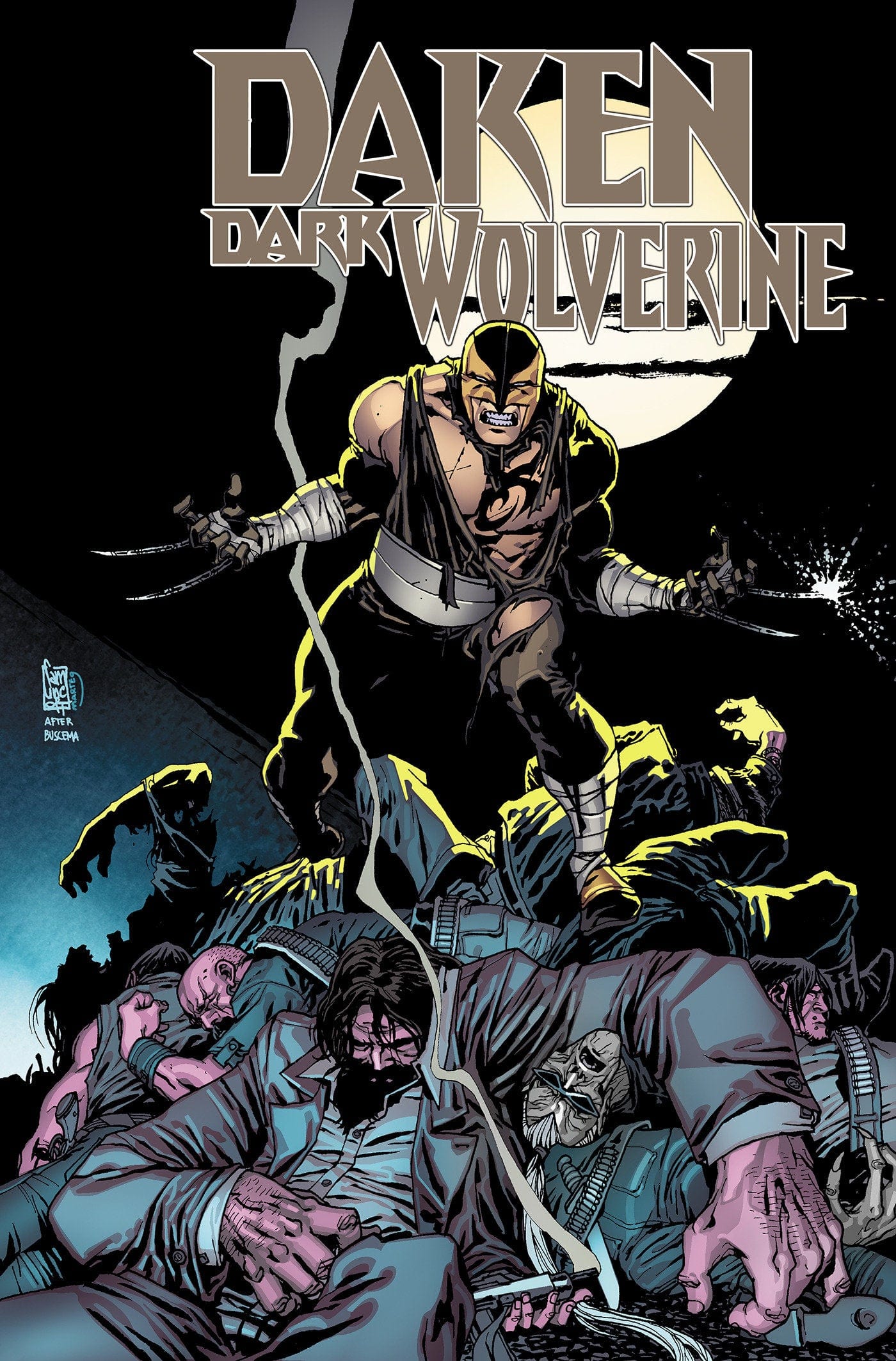 Marvel Graphic Novel Daken: Dark Wolverine Omnibus Giuseppe Camuncoli Cover [DM Only] HC 9781302966614 PRH-9781302966614