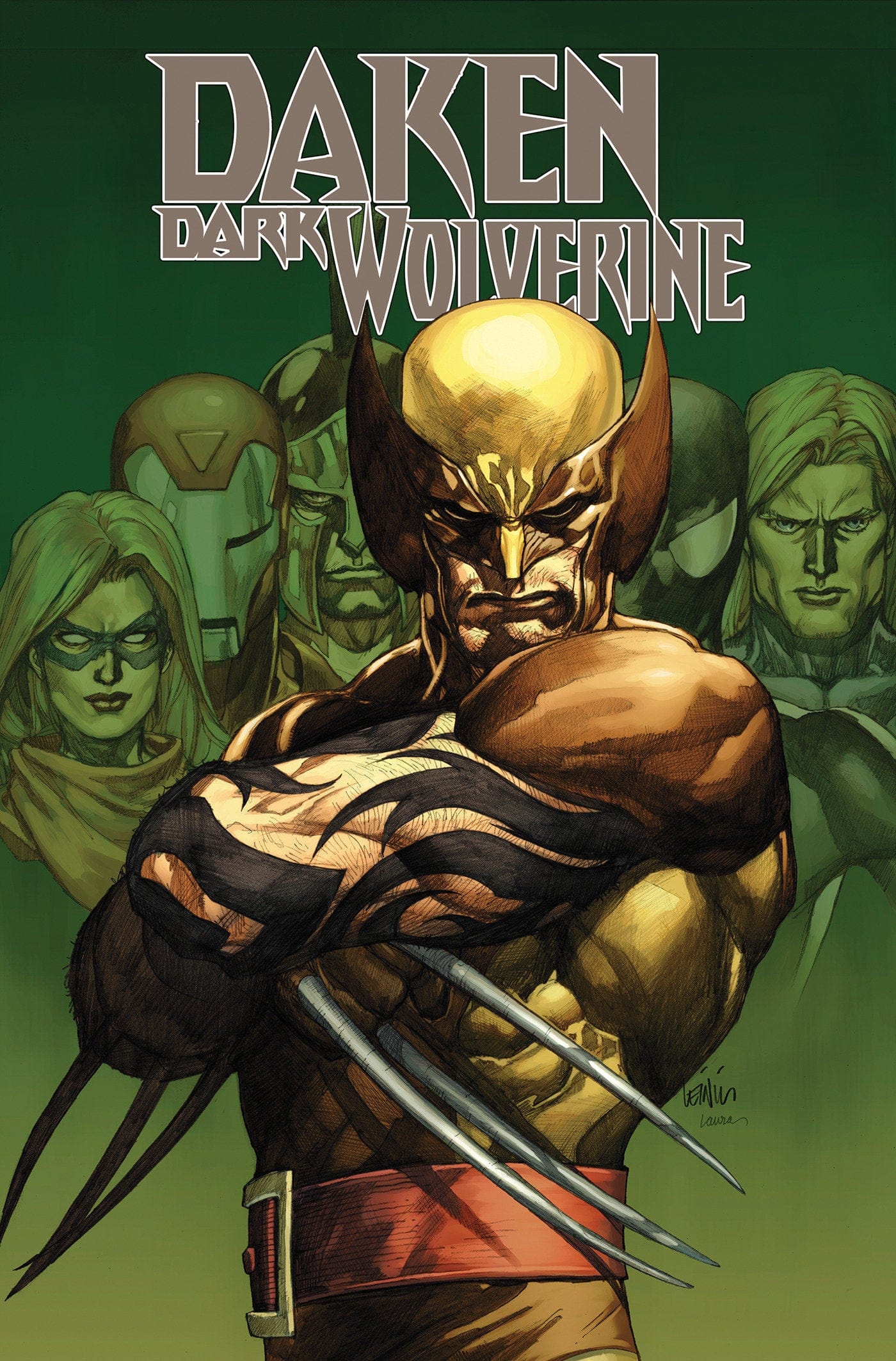 Marvel Graphic Novel Daken: Dark Wolverine Omnibus Leinil Yu Cover HC 9781302966621 PRH-9781302966621