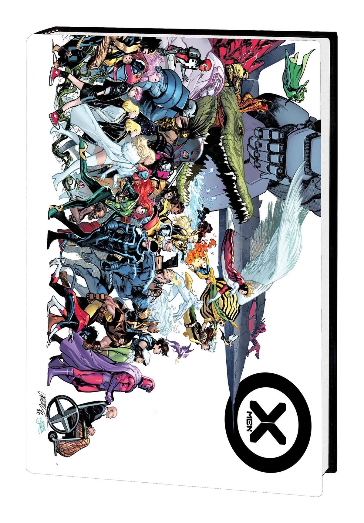 Marvel Graphic Novel FALL OF THE HOUSE OF X RISE POWERS OF X OMNIBUS HC DM VAR 9781302965228 PRH-9781302965228