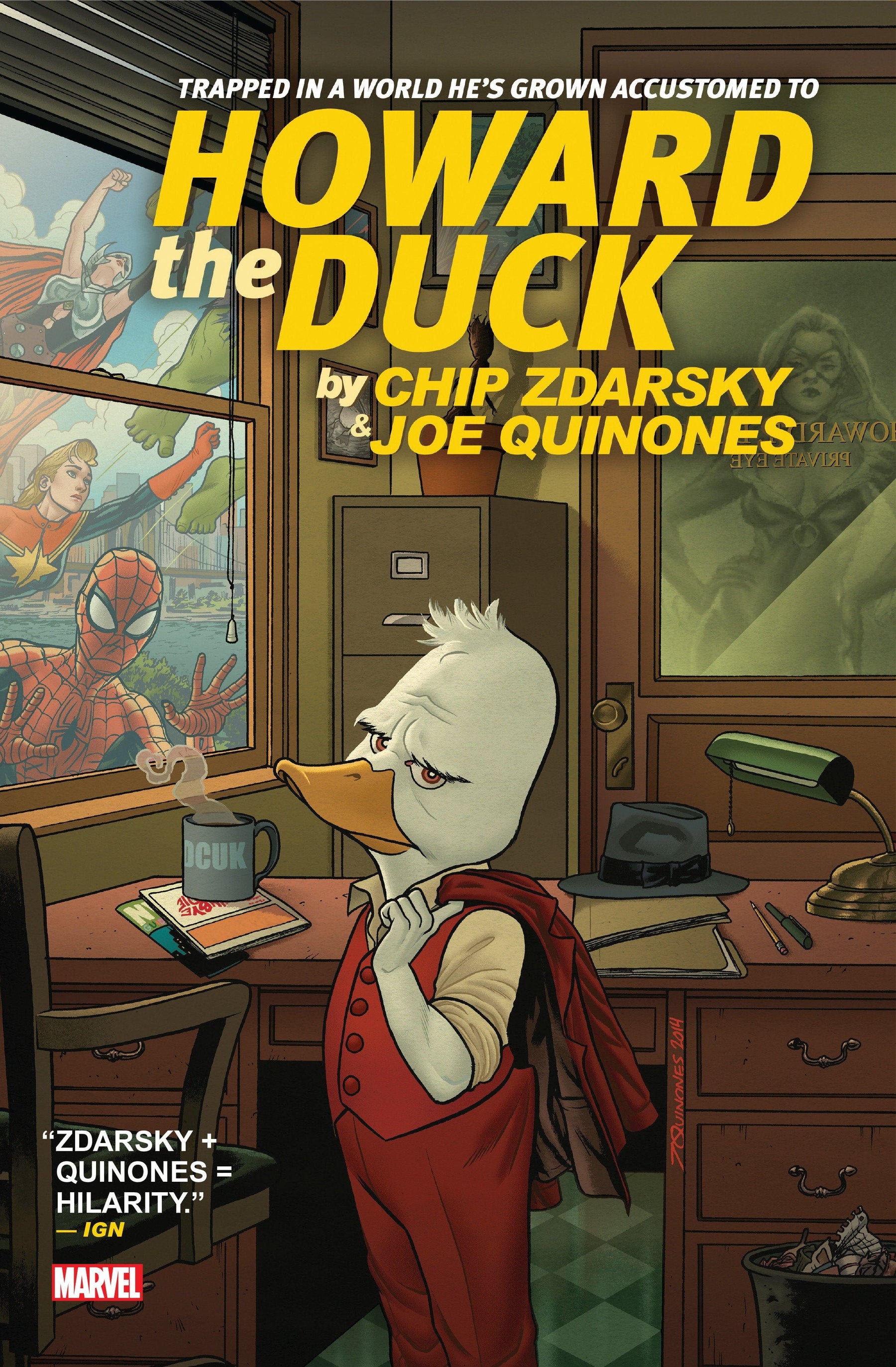Marvel Graphic Novel Howard The Duck By Zdarsky & Quinones 9781302961251 PRH-9781302961251