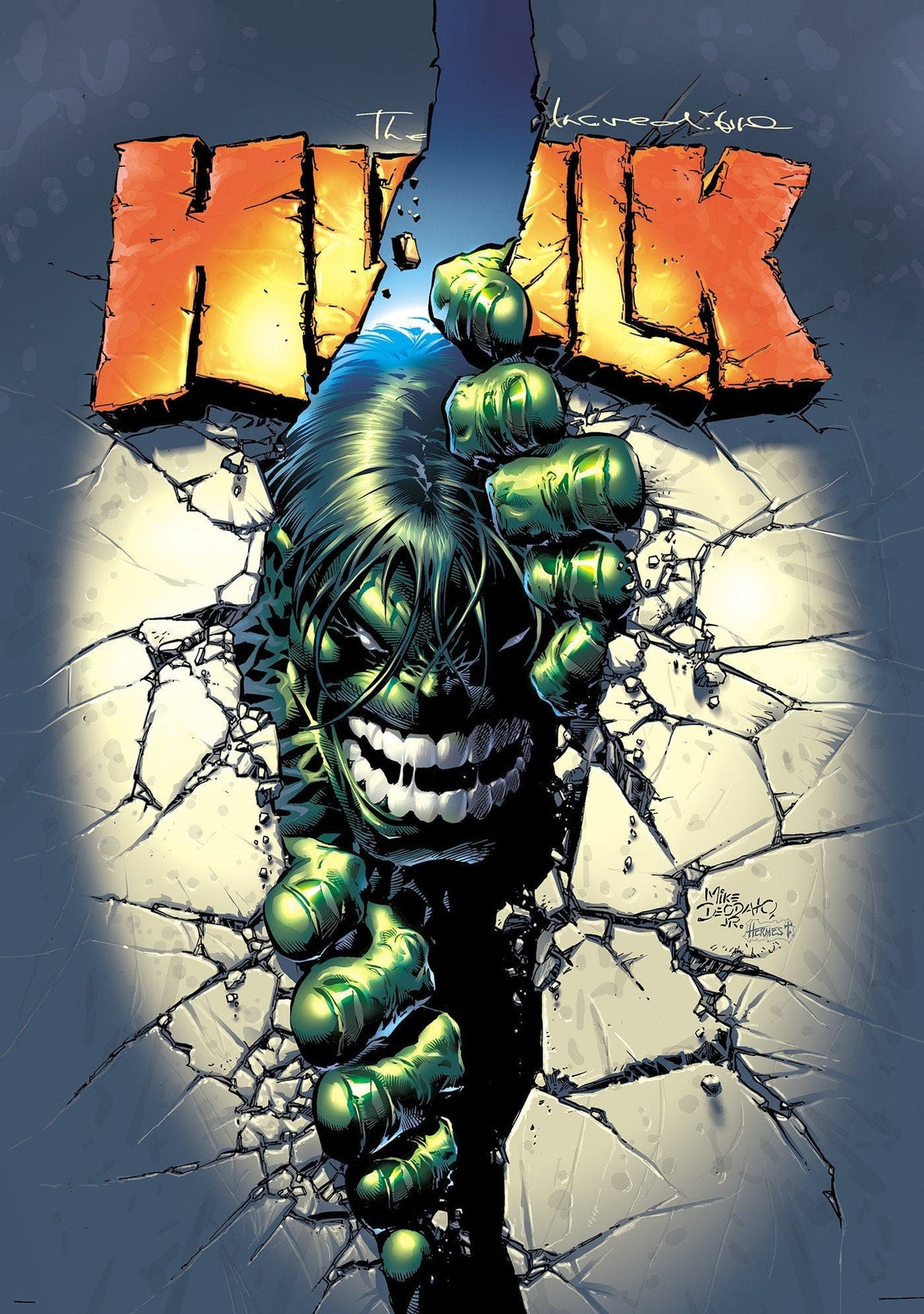 Marvel Graphic Novel Incredible Hulk: Return Of The Monster Omnibus Mike Deodato Jr. Cover [DM Only] HC 9781302966485 PRH-9781302966485