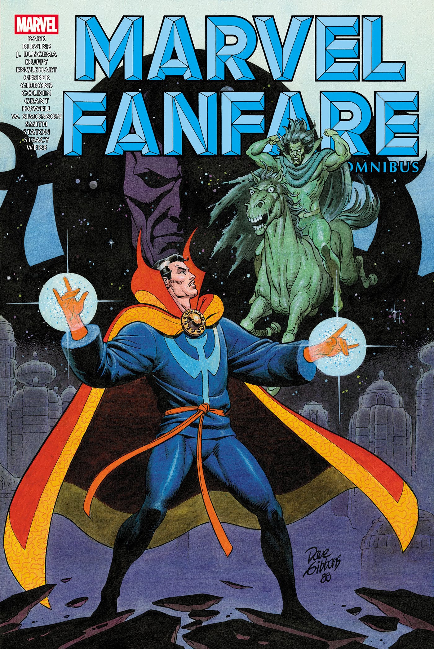 Marvel Graphic Novel Marvel Fanfare Omnibus Vol. 3 Dave Gibbons Cover 9781302968465 PRH-9781302968465