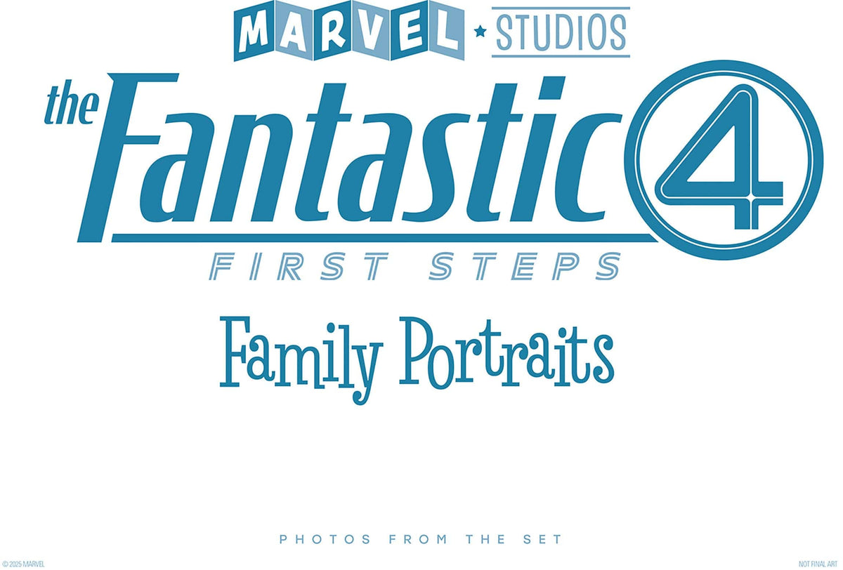 Marvel Graphic Novel Marvel Studios' The Fantastic Four: First Steps -  Family Portraits: Photos From The Set HC 9781302968045 PRH-9781302968045