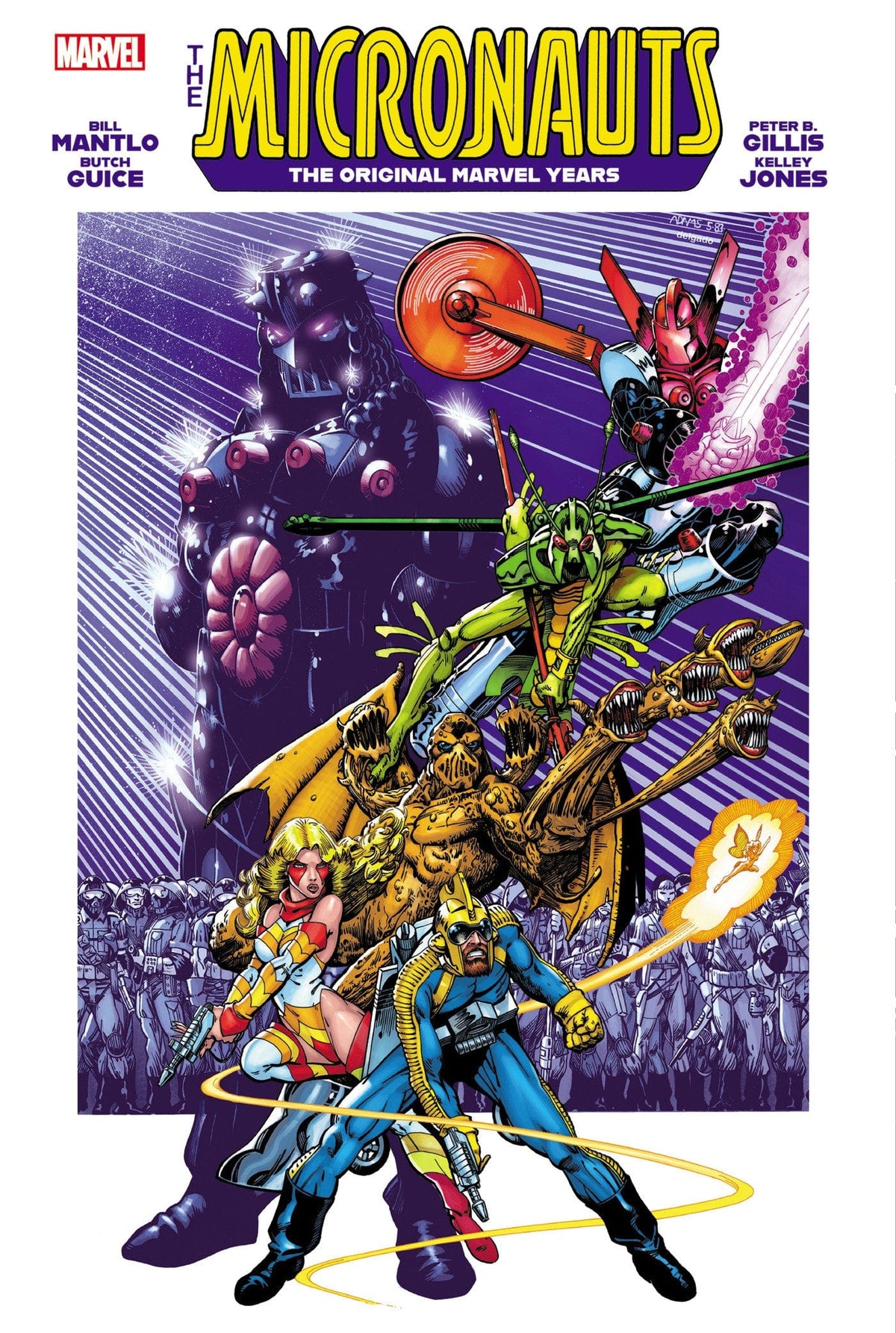 MICRONAUTS: THE ORIGINAL MARVEL YEARS OMNIBUS VOL. 3 ARTHUR ADAMS COVER DIRECT MARKET EXCLUSIVE HC