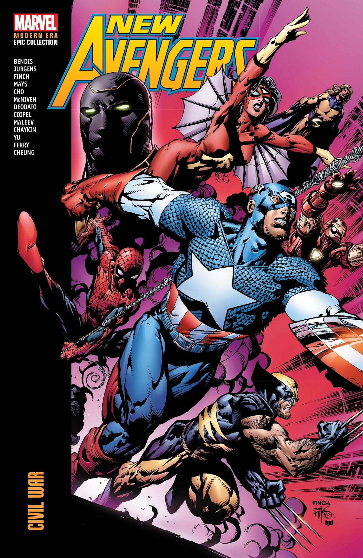 Marvel Graphic Novel New Avengers Modern Era Epic Collection: Civil War 9781302955816 PRH-9781302955816