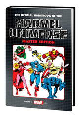 MARVEL PRH Graphic Novel Off Handbook Marvel Universe Master ED Omnibus HC DM Vol 01 9781302951788 JUL230819
