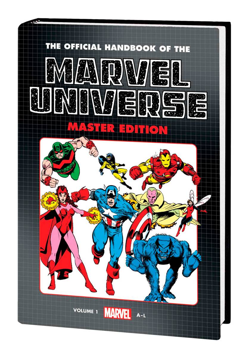 MARVEL PRH Graphic Novel Off Handbook Marvel Universe Master ED Omnibus HC DM Vol 01 9781302951788 JUL230819
