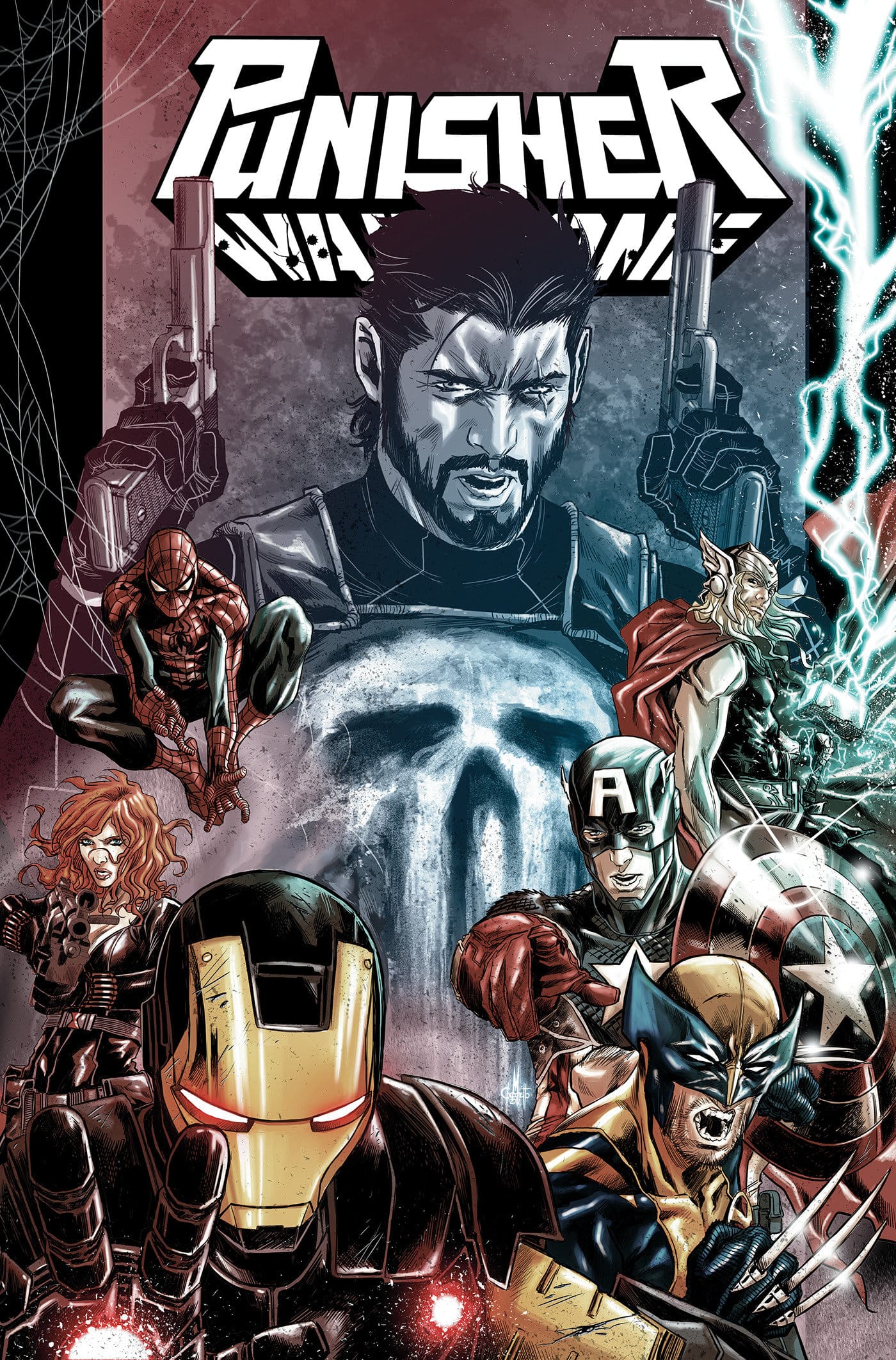 Marvel Graphic Novel Punisher: Enter The War Zone Omnibus Marco Checchetto Cover HC (Release Date: 04/06/2027) 9781302970932 PRH-9781302970932