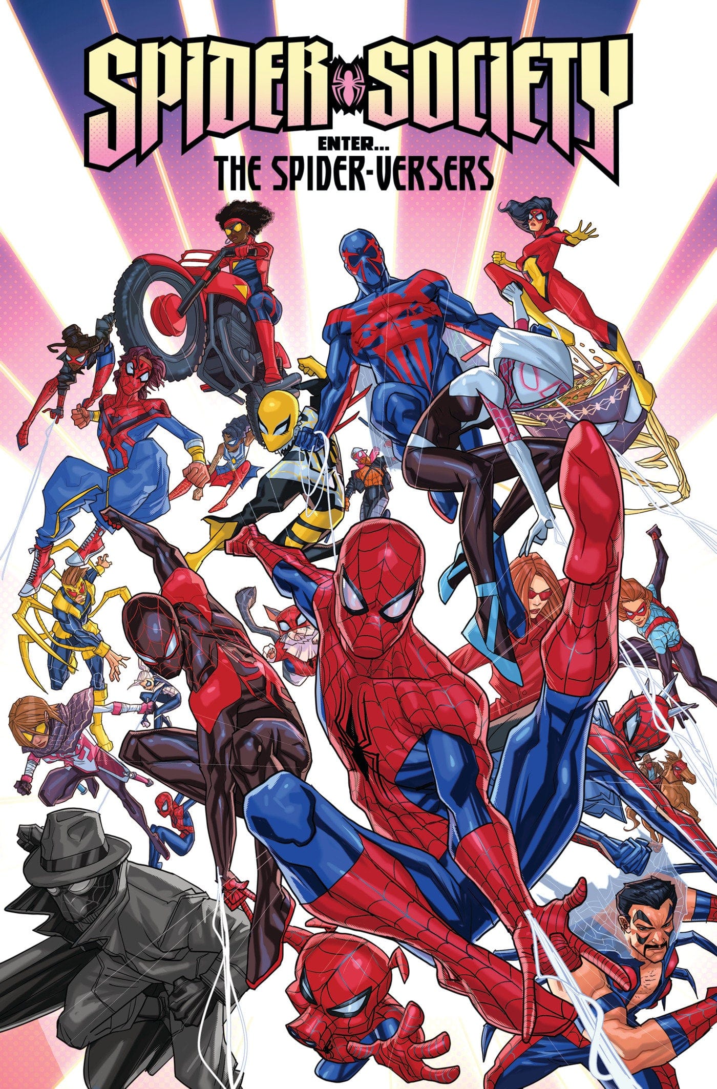 Marvel Graphic Novel SPIDER-SOCIETY: ENTER THE SPIDER-VERSERS 9781302959272 PRH-9781302959272