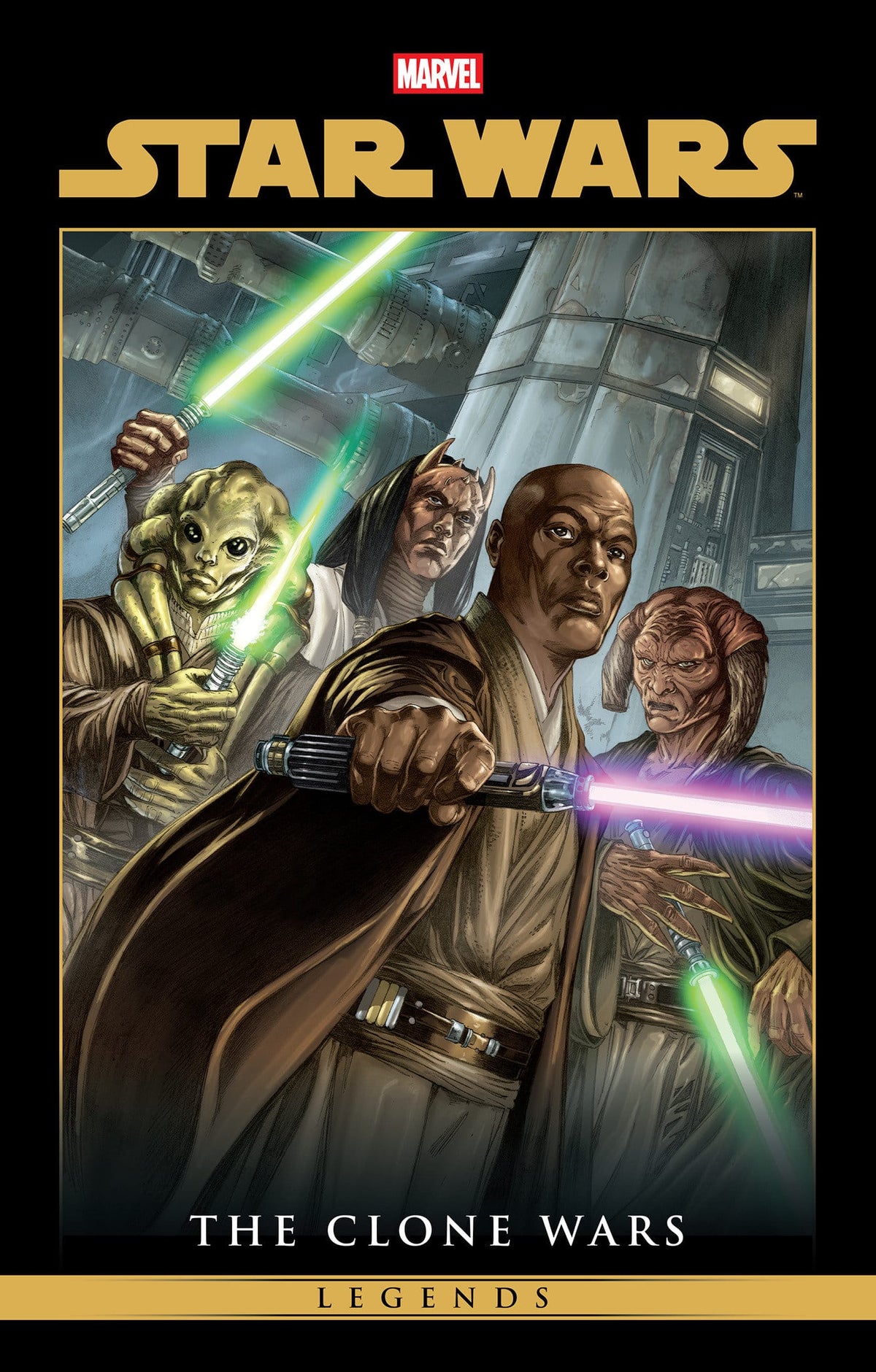 Marvel Graphic Novel Star Wars Legends: The Clone Wars Omnibus Vol. 1 Jan Duursema Cover 9781302969646 PRH-9781302969646