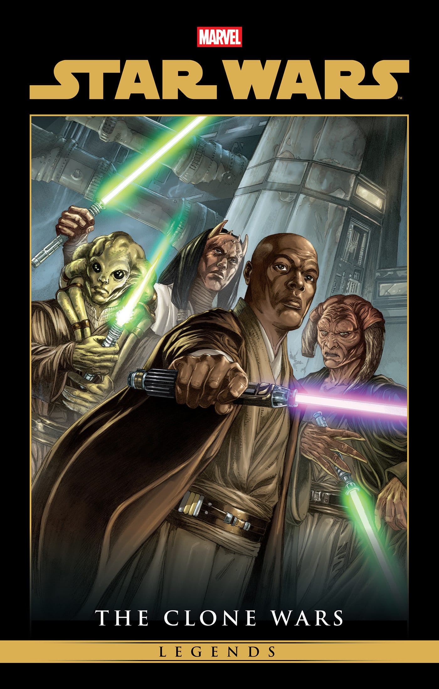 Marvel Graphic Novel Star Wars Legends: The Clone Wars Omnibus Vol. 1 Jan Duursema Cover 9781302969646 PRH-9781302969646