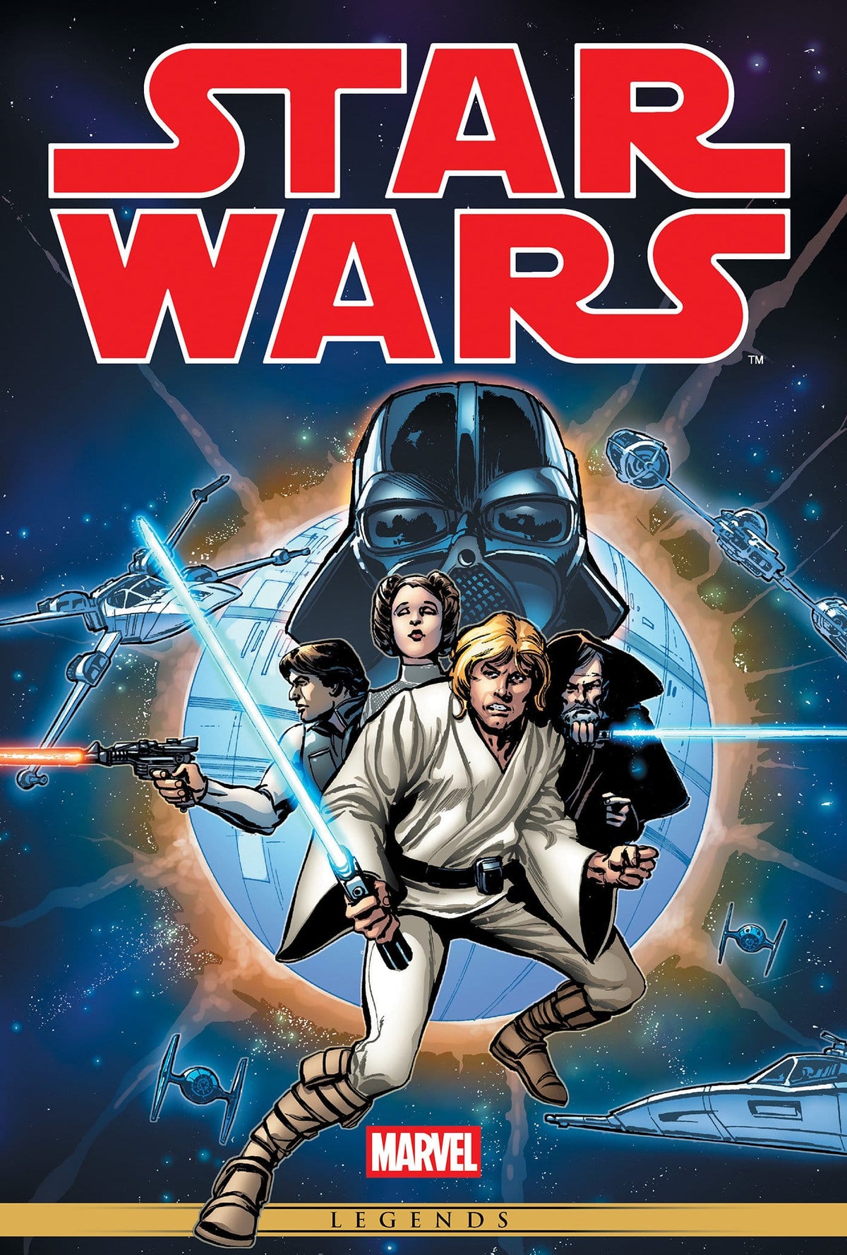 Marvel Graphic Novel Star Wars: The Original Marvel Years Omnibus Vol. 1 Greg Hildebrandt Cover [New Printing, DM Only] HC (Release Date: 03/16/2027) 9781302972912 PRH-9781302972912
