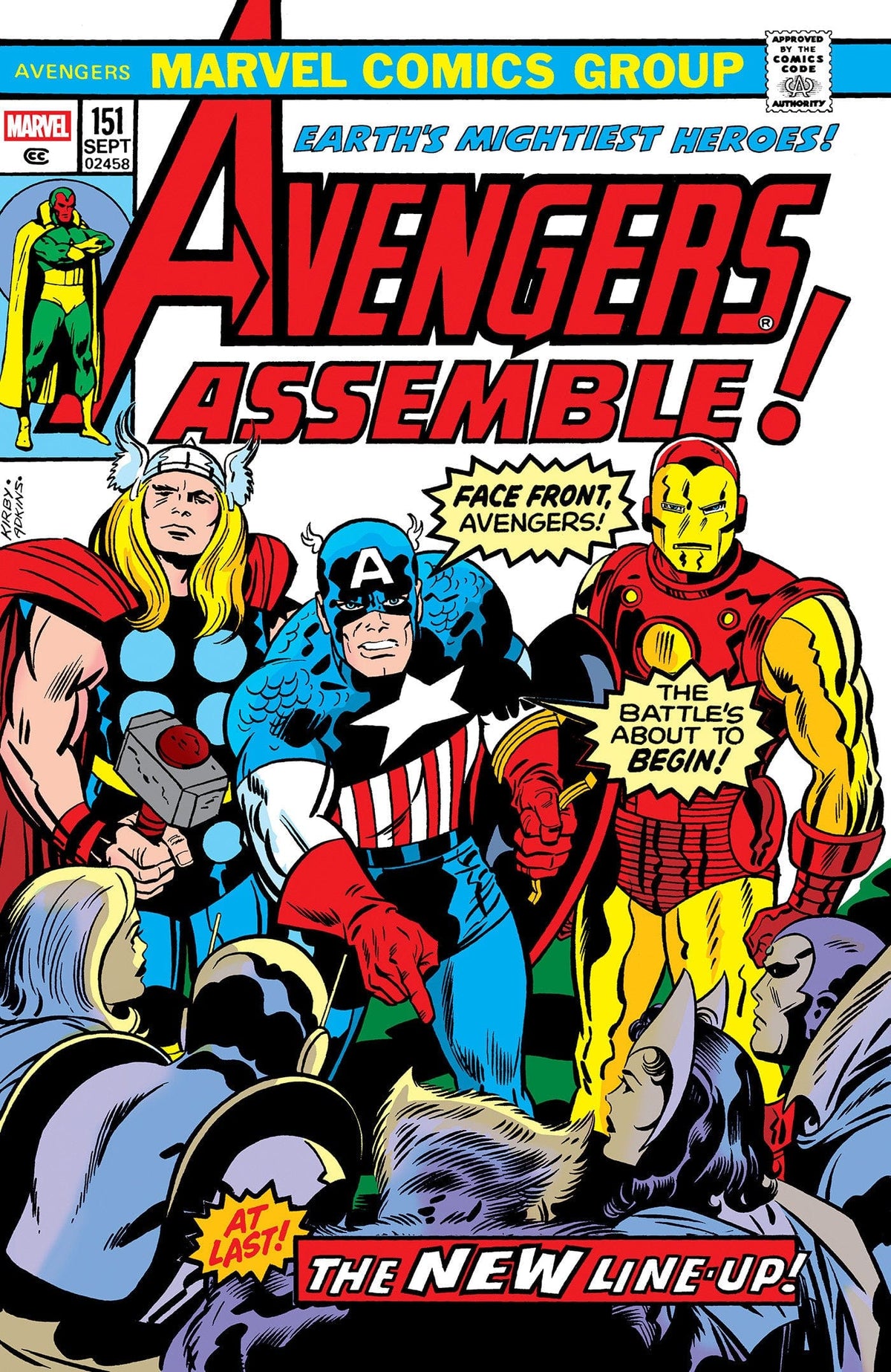 Marvel Graphic Novel The Avengers Omnibus Vol. 6 Jack Kirby Cover [DM Only] 9781302968274 PRH-9781302968274
