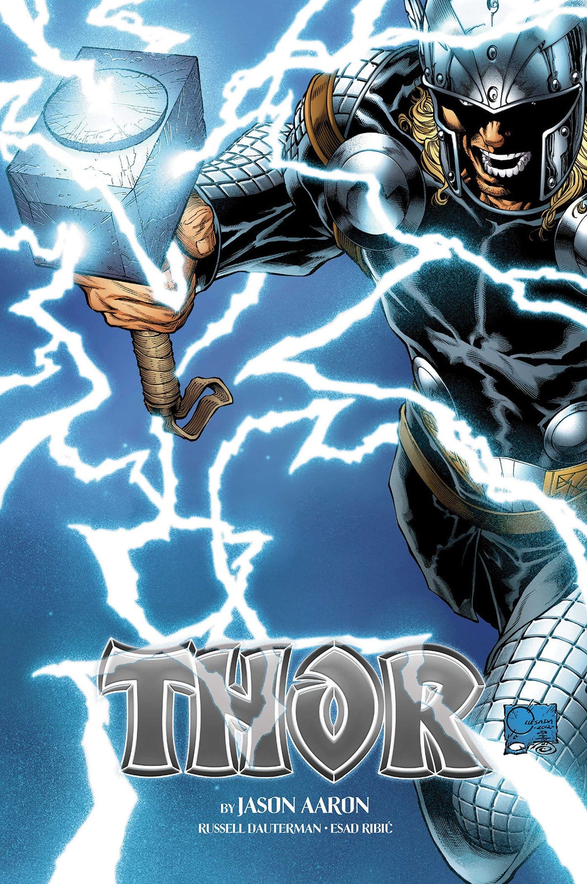 Marvel Graphic Novel Thor By Jason Aaron Omnibus Vol. 1 Joe Quesada Cover [New Printing, DM Only] 9781302970703 PRH-9781302970703