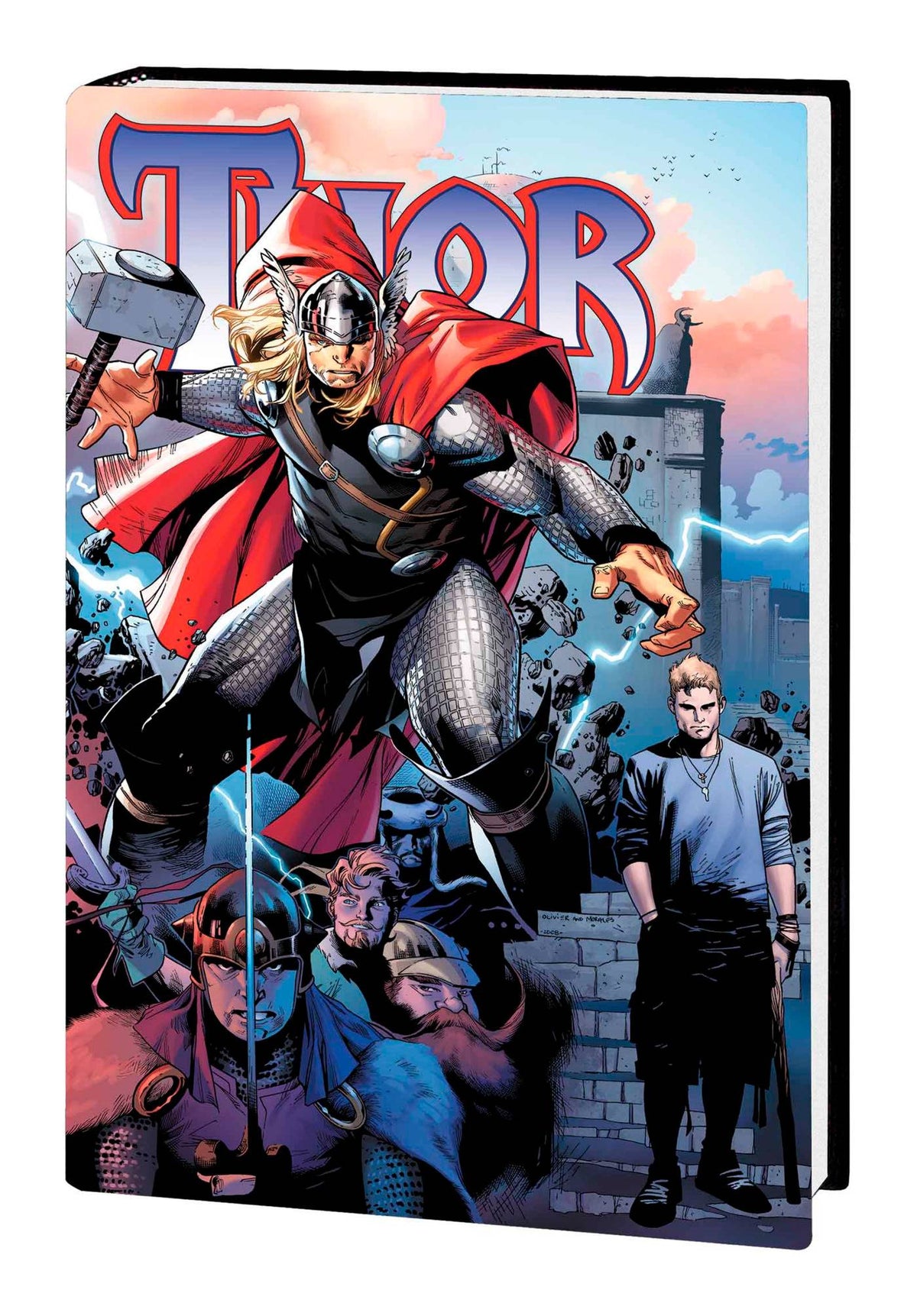 MARVEL PRH Graphic Novel Thor By Straczynski Gillen Omnibus HC DM Var 9781302953027 JUL230826