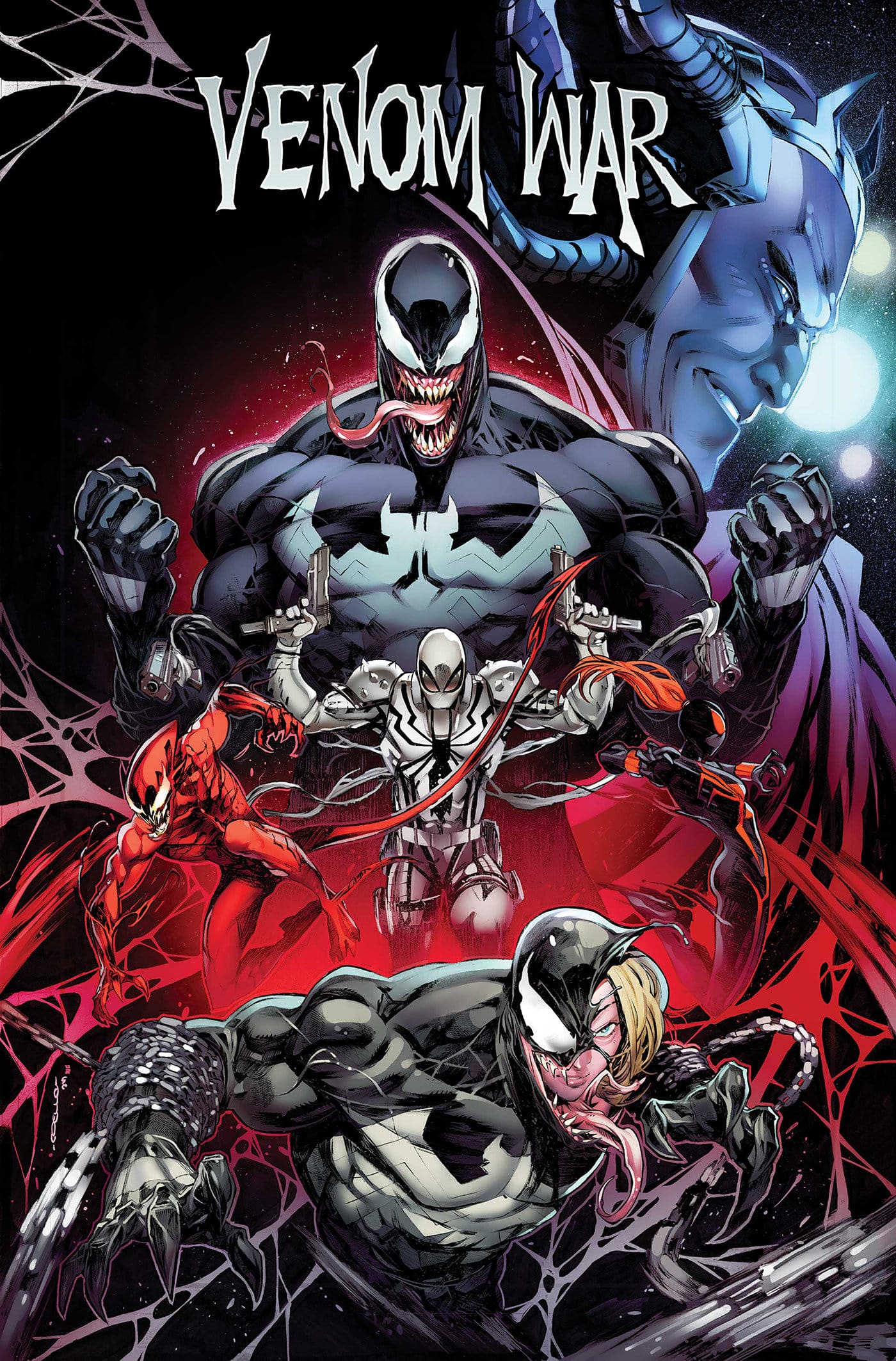 Marvel Graphic Novel Venom War Omnibus Iban Coello Cover 9781302966850 PRH-9781302966850